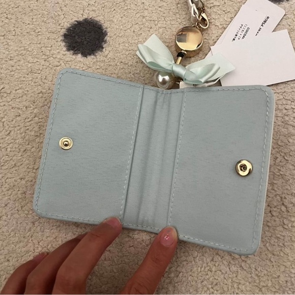 BNWT Japan Pokémon Pikachu Pichu Scorbunny Piplup wristlet Card wallet w reel - Picture 5 of 9